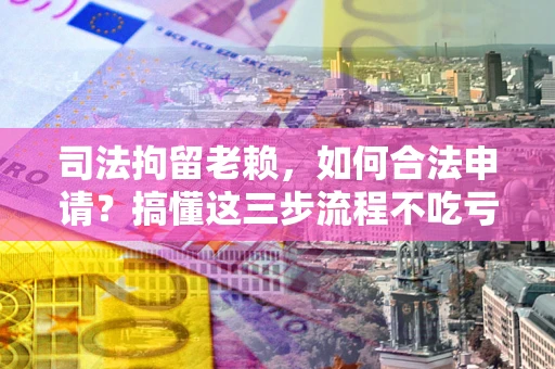 北京司法拘留老赖，如何合法申请？搞懂这三步流程不吃亏！