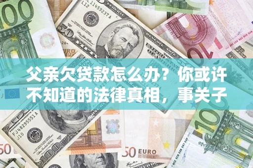 北京父亲欠贷款怎么办？你或许不知道的法律真相，事关子女未来