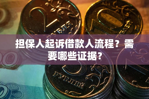 北京担保人起诉借款人流程?需要哪些证据? 北京担保人起诉借款人流程?需要哪些证据?