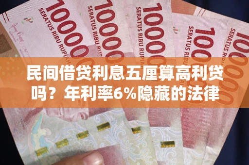 北京民间借贷利息五厘算高利贷吗？年利率6%隐藏的法律风险全解析
